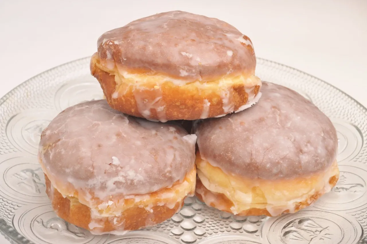 Składniki na pączki z alkoholem