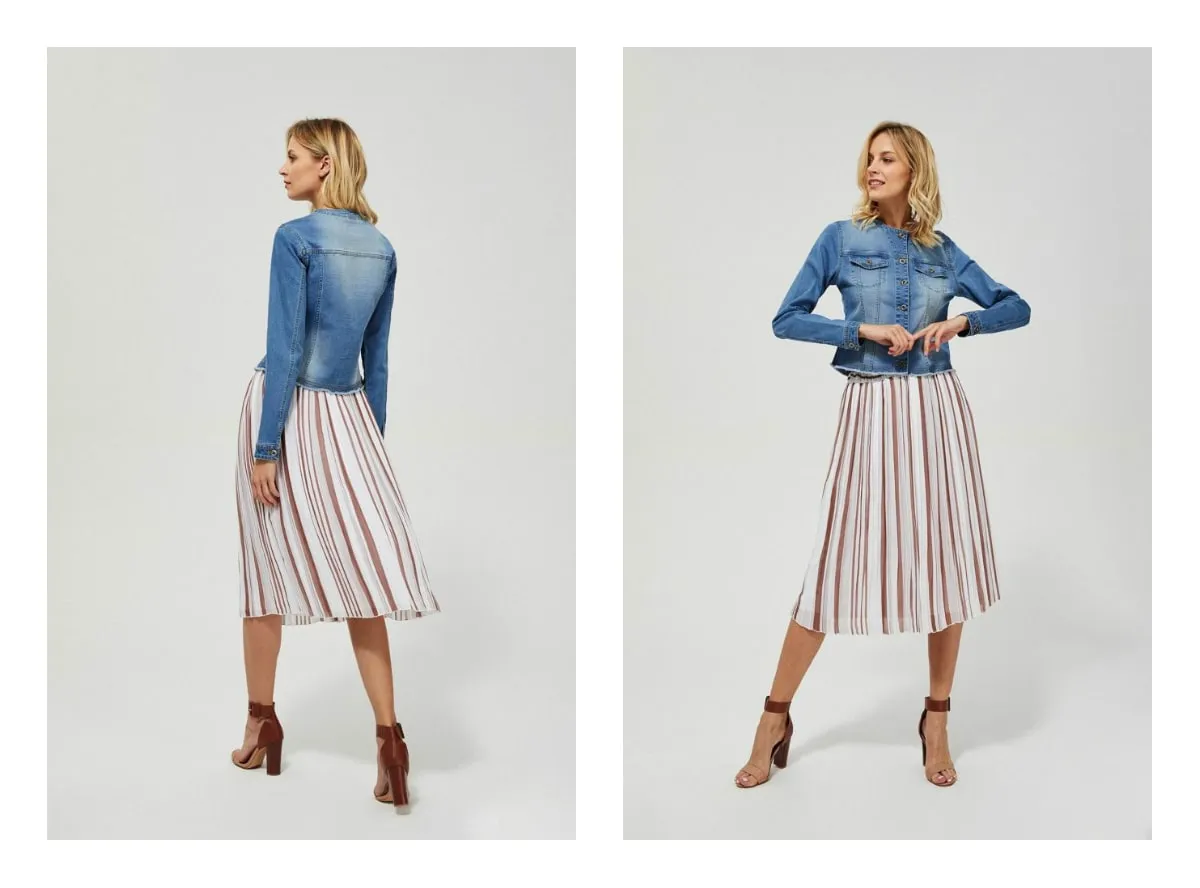 plisowana sp&oacute;dnica stylizacje biurowe