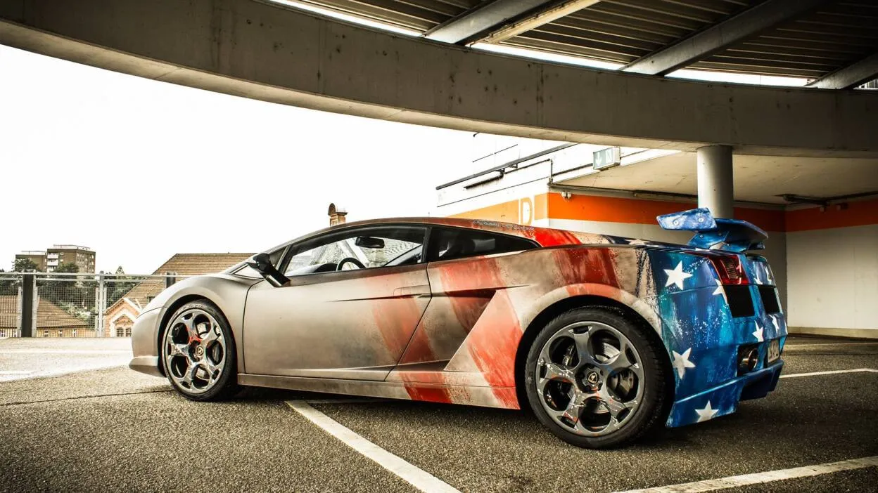 Graffiti Art Car mit Spezialeffekten Thermo-Lack