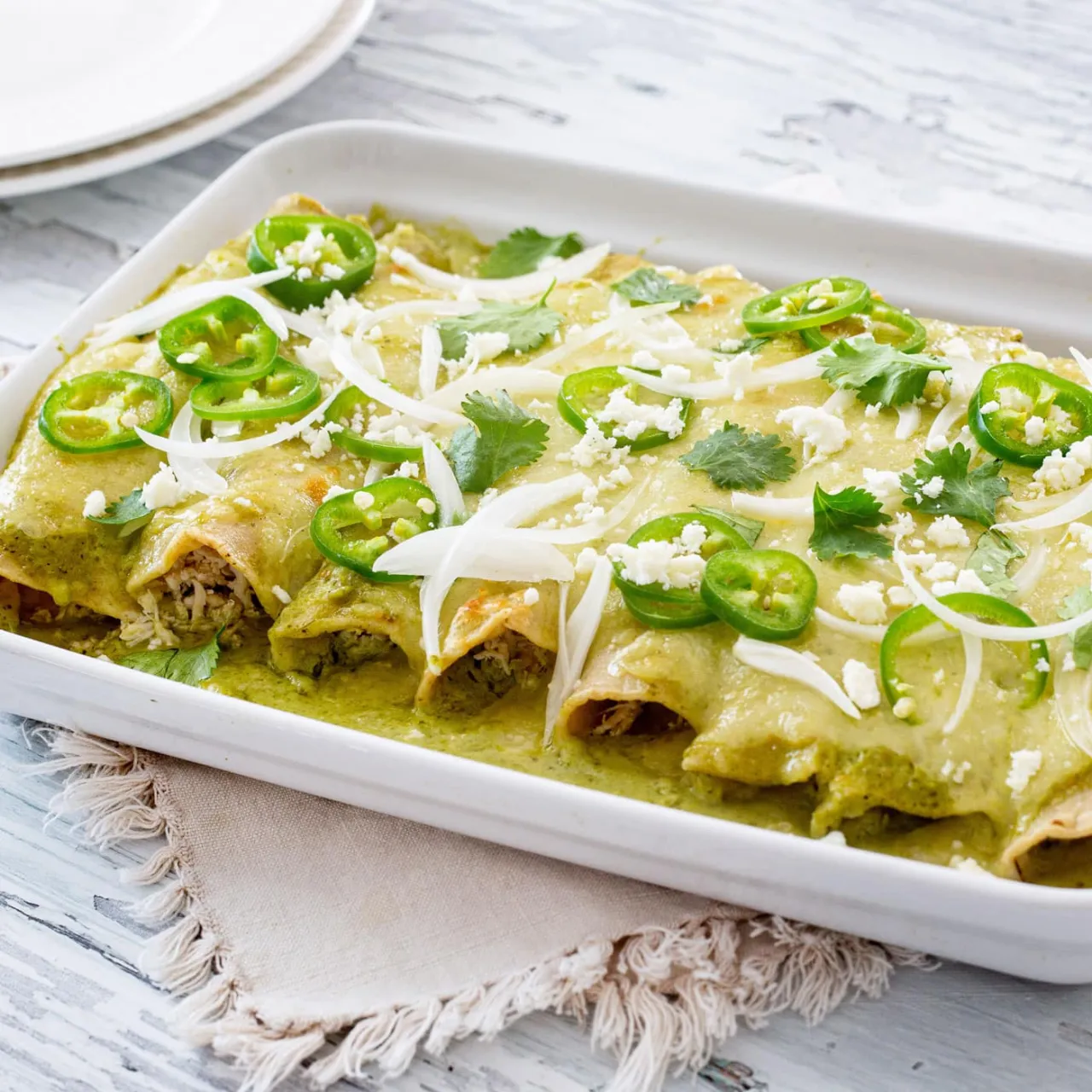Zdjęcie Cómo hacer las enchiladas suizas perfectas en casa sin complicaciones