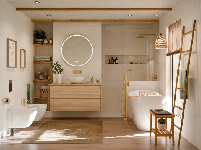 Zdjęcie Lámpara techo baño: ¿Cómo elegirla segura y con estilo?