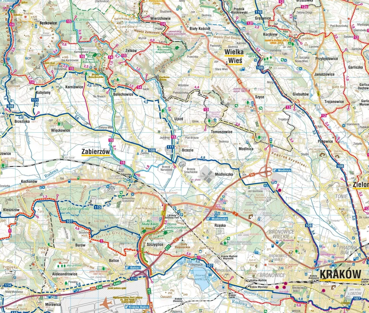 Zdjęcie Trasy rowerowe Kraków i okolice mapa - odkryj najlepsze szlaki