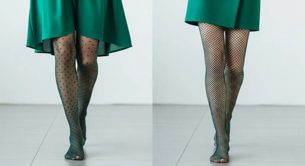 Zdjęcie Jakie rajstopy do zielonej sukienki? Sprawdź 5 sekret&oacute;w stylizacji