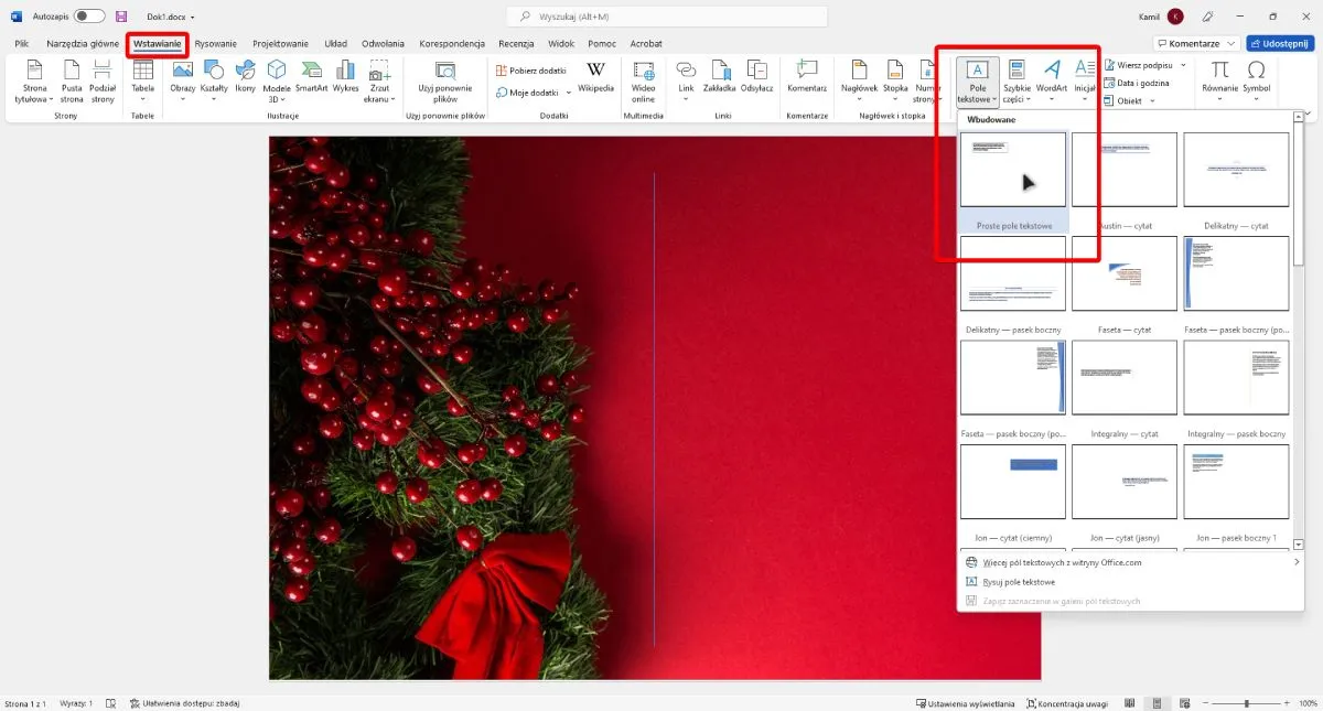 Zdjęcie Jak zrobić własną kartkę świąteczną w PowerPoint - prosty poradnik
