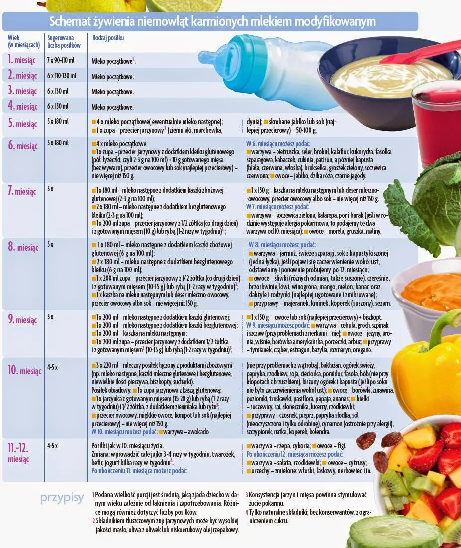 Zdjęcie Ile posiłków dla 8-miesięcznego dziecka? Kompletny plan żywienia