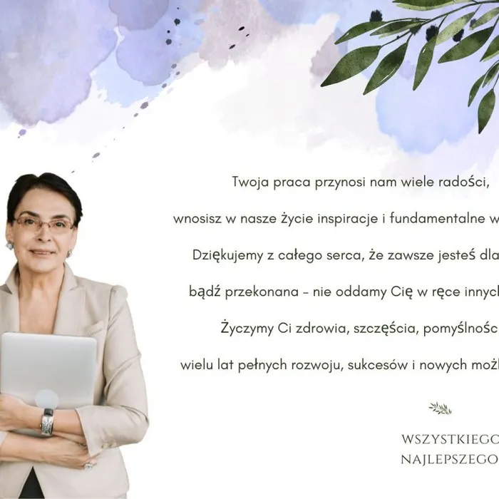 Zdjęcie Życzenia dla wychowawczyni na Dzień Nauczyciela, które wzruszą serce