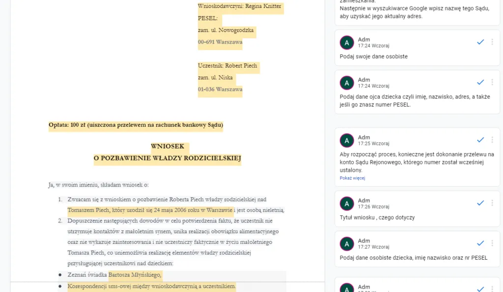 Zdjęcie Jak wypełnić oświadczenie dotyczące władzy rodzicielskiej bez błędów
