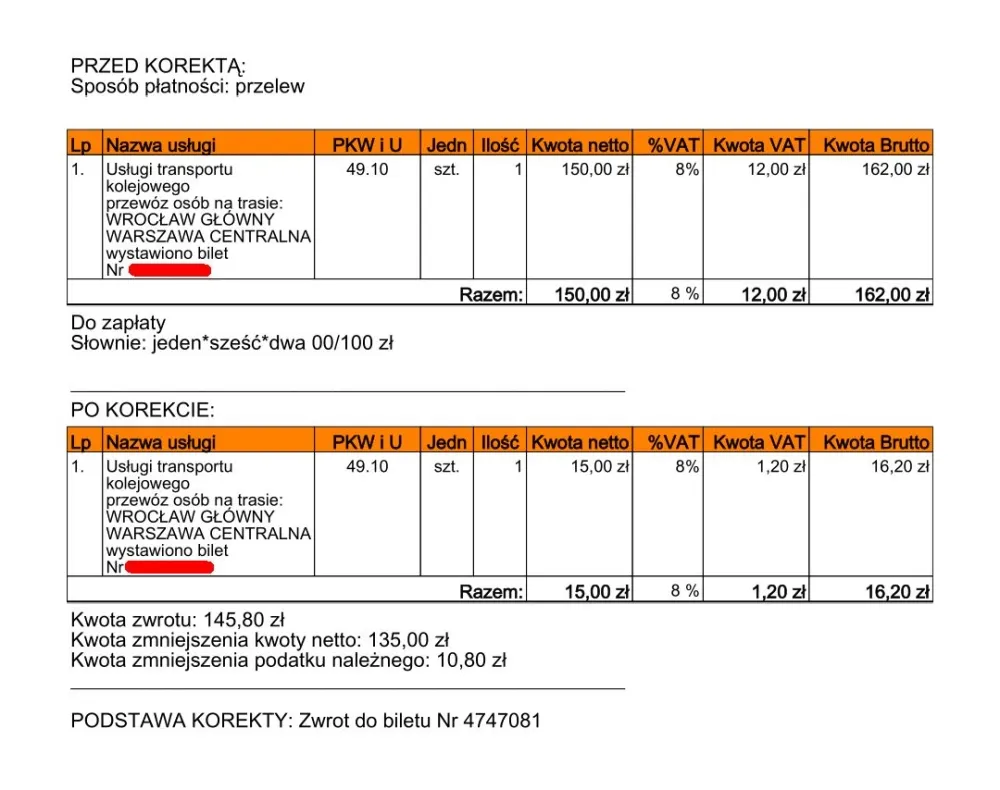 Zdjęcie Jak uzyskać fakturę za bilet PKP i uniknąć problemów z dokumentacją