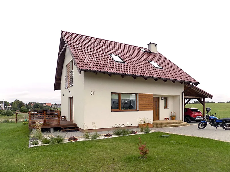 Zdjęcie Jakie kolory elewacji do wiśniowego dachu stworzą idealną harmonię?