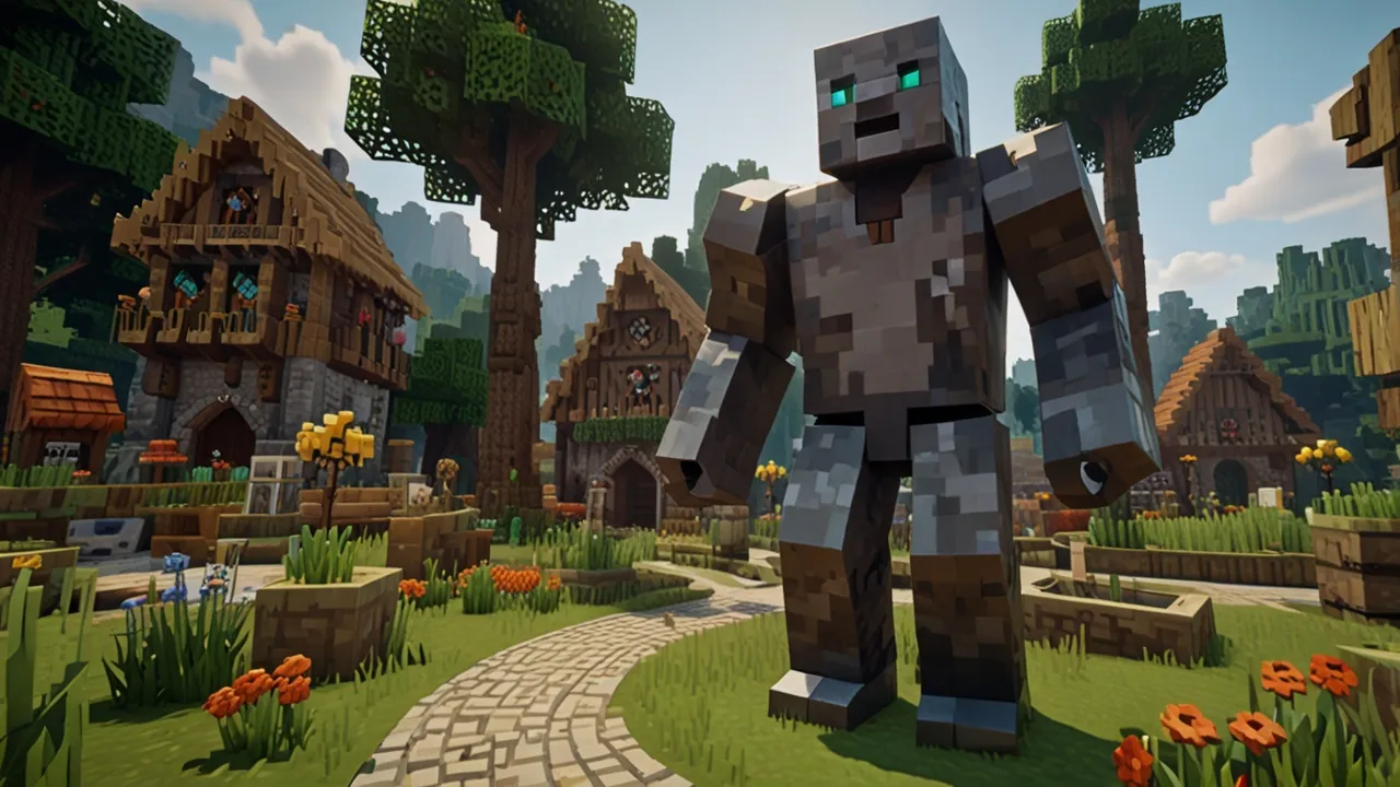 Zdjęcie Minecraft: Jak stworzyć Żelaznego Golema i skutecznie chronić wioskę