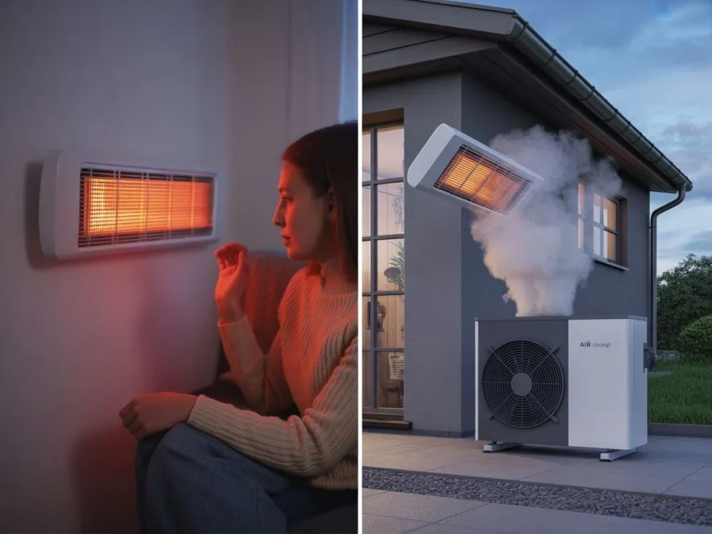 Zdjęcie Ogrzewanie na podczerwień czy pompa ciepła – co wybrać, aby zaoszczędzić?