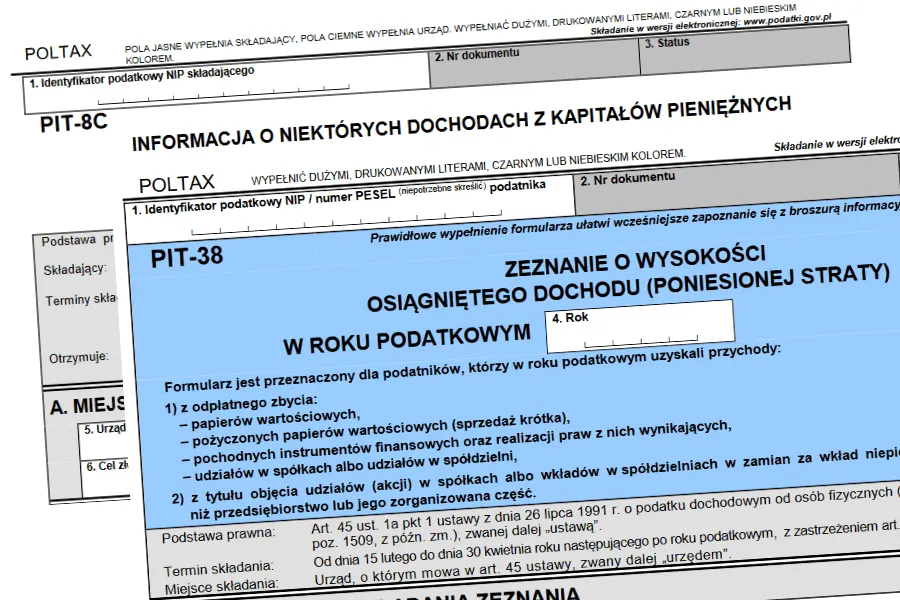 Zdjęcie PIT-8C: Jak prawidłowo rozliczyć dochody kapitałowe? Poradnik