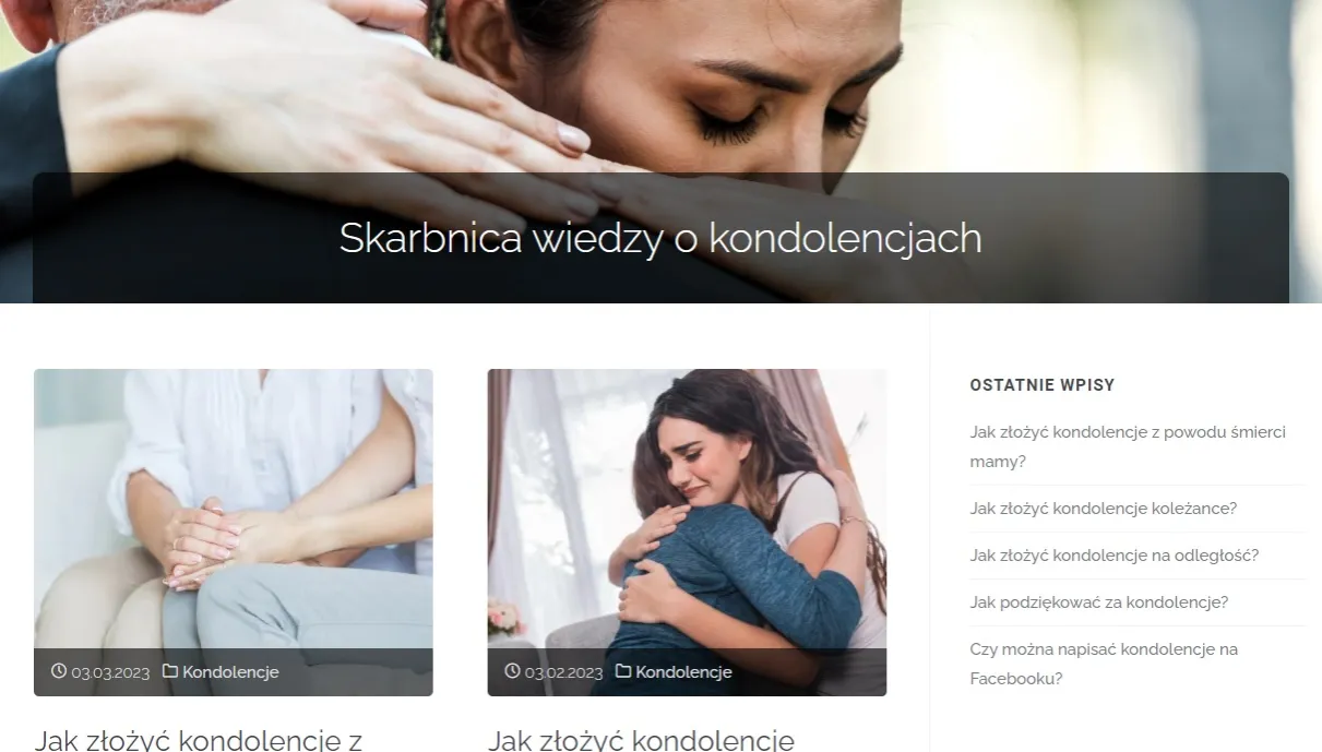 Zdjęcie Co się mówi na pogrzebie? Słowa, które przyniosą ulgę w bólu