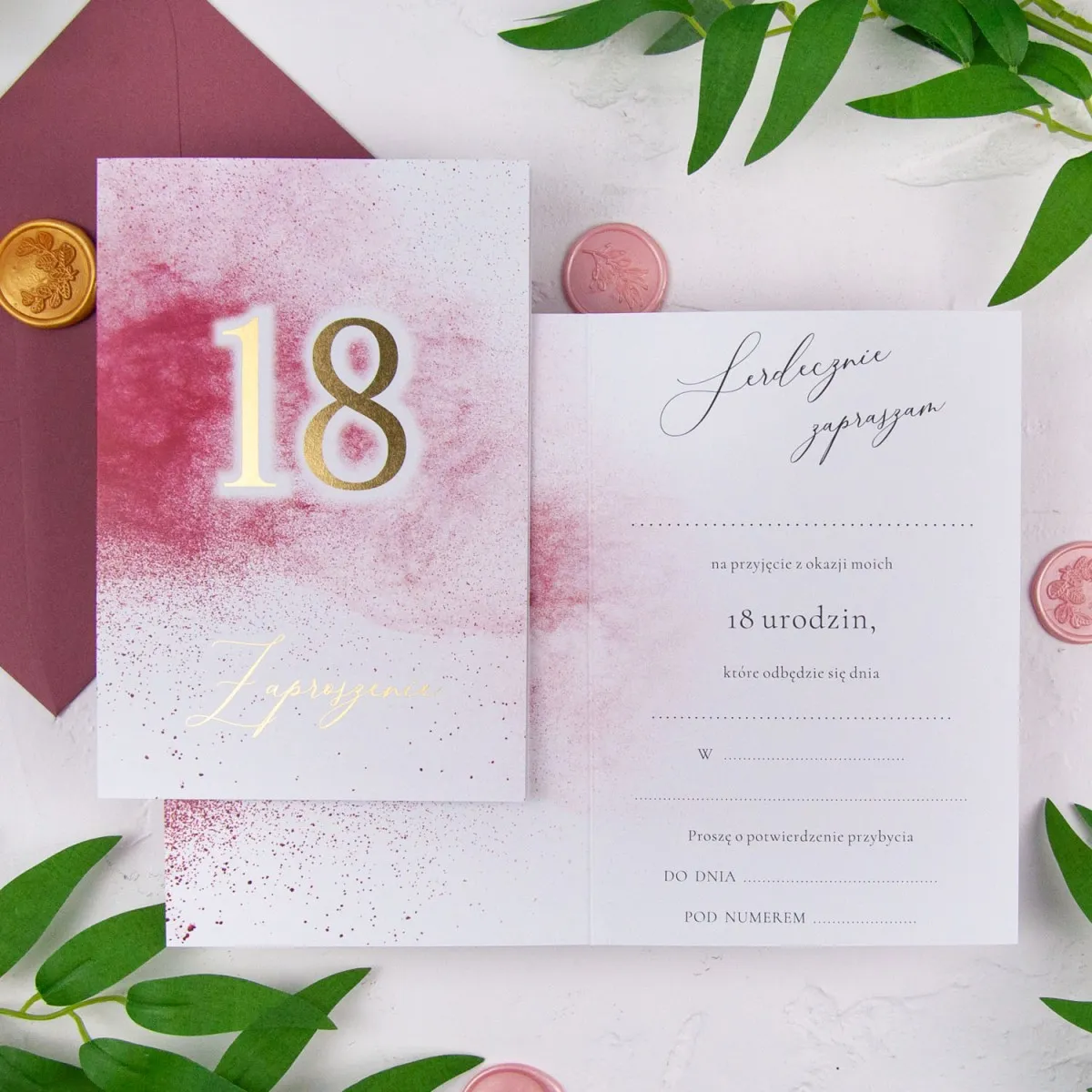 Zdjęcie Twórz wyjątkowe zaproszenia na 18 DIY - inspiracje i szablony