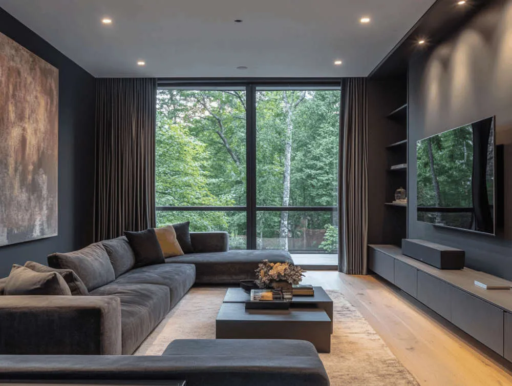 Zdjęcie Jakie kolory ścian do grafitowych mebli, aby uniknąć nudnego wnętrza?