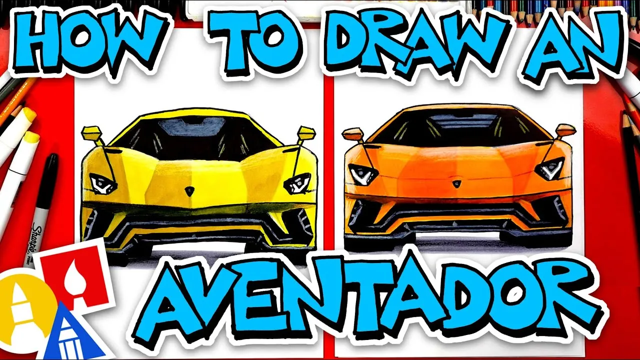 Zdjęcie Jak narysować lamborghini: krok po kroku do idealnego rysunku
