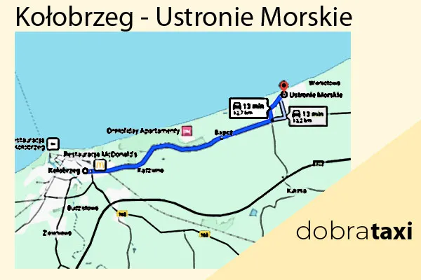 Zdjęcie Jak dojechać z Kołobrzegu do Ustronia Morskiego - tanio i szybko