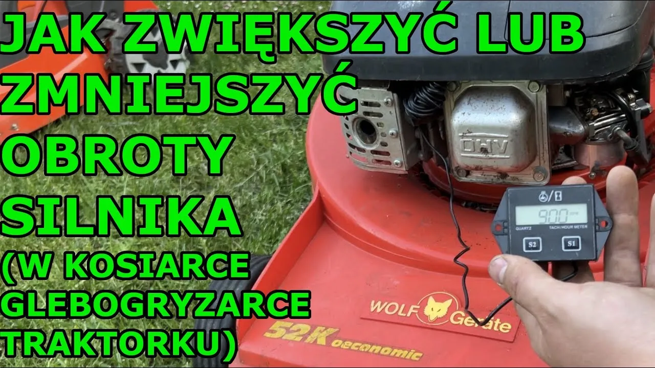Zdjęcie Jak ustawić regulator obrotów w kosiarce, aby uniknąć problemów z silnikiem