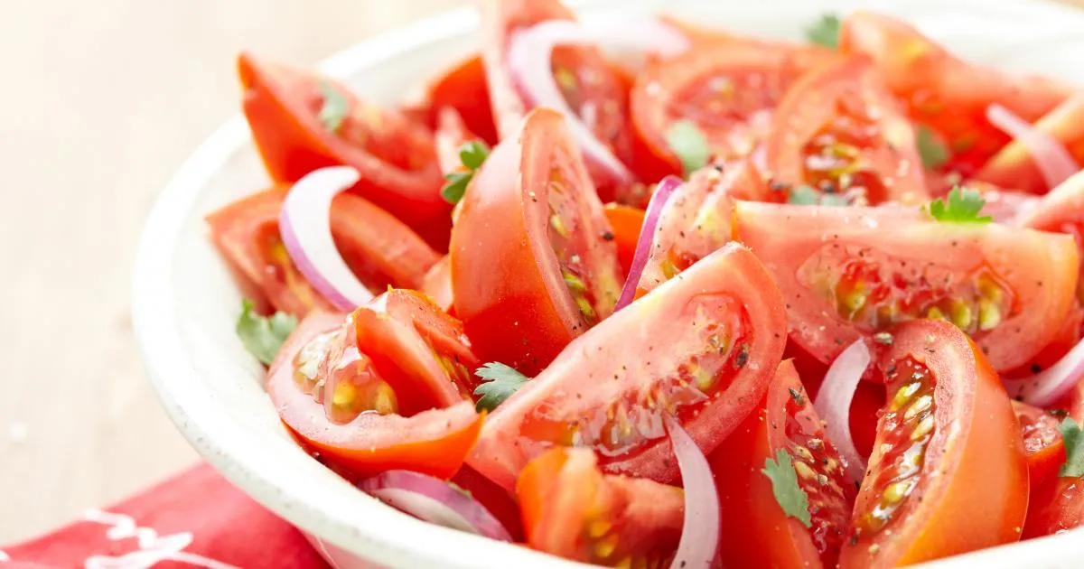 Zdjęcie Recette de salade de tomates : simple, rapide et délicieuse à préparer