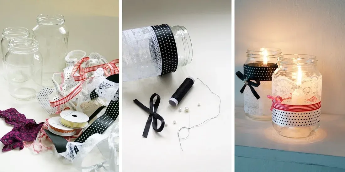 Zdjęcie Kreatywne pomysły na słoik DIY - przekształć stare słoiki w dekoracje