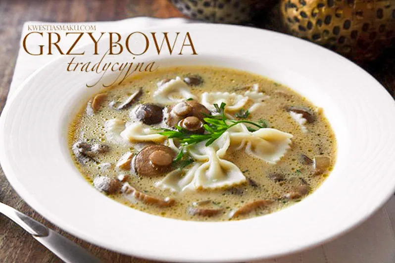 Zdjęcie Ile kcal ma zupa grzybowa z makaronem? Sprawdź, jak zmniejszyć jej kaloryczność!