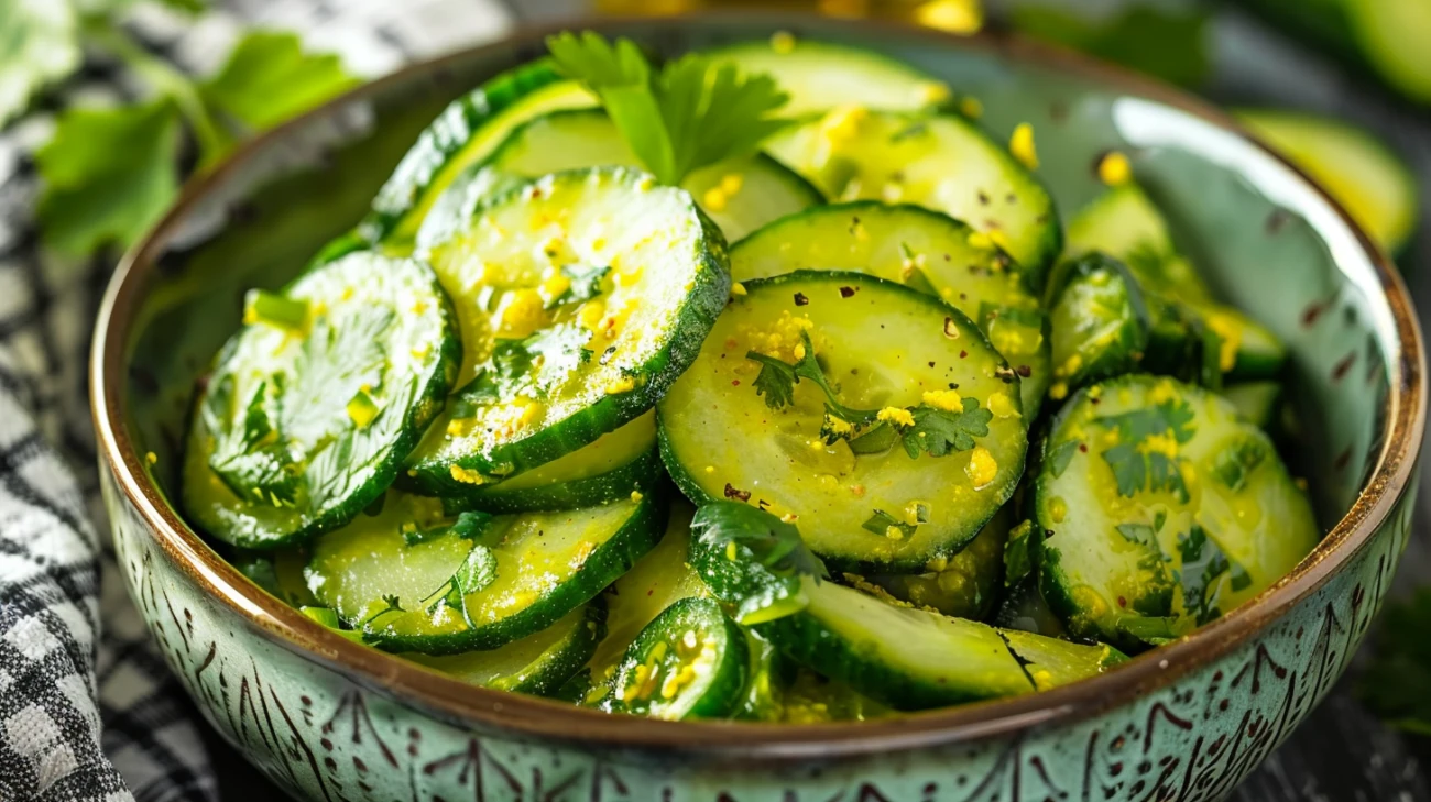Zdjęcie Odkryj łatwy przepis na aromatyczne ogórki curry!