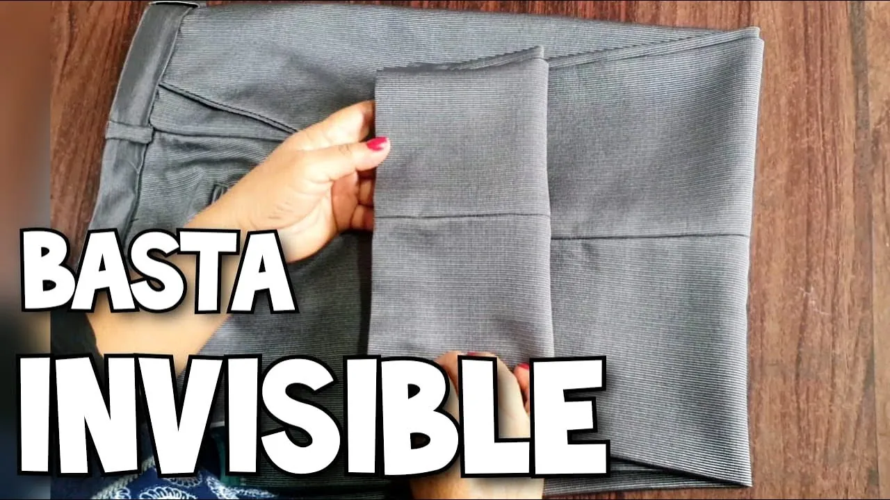 Zdjęcie Domina coser bajos a mano: El truco invisible para tus pantalones