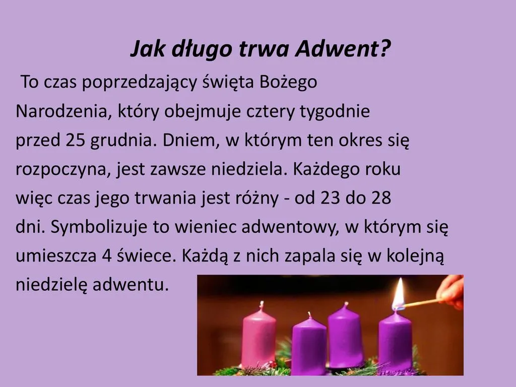 Zdjęcie Adwent ile dni trwa? Poznaj długość tego wyjątkowego okresu