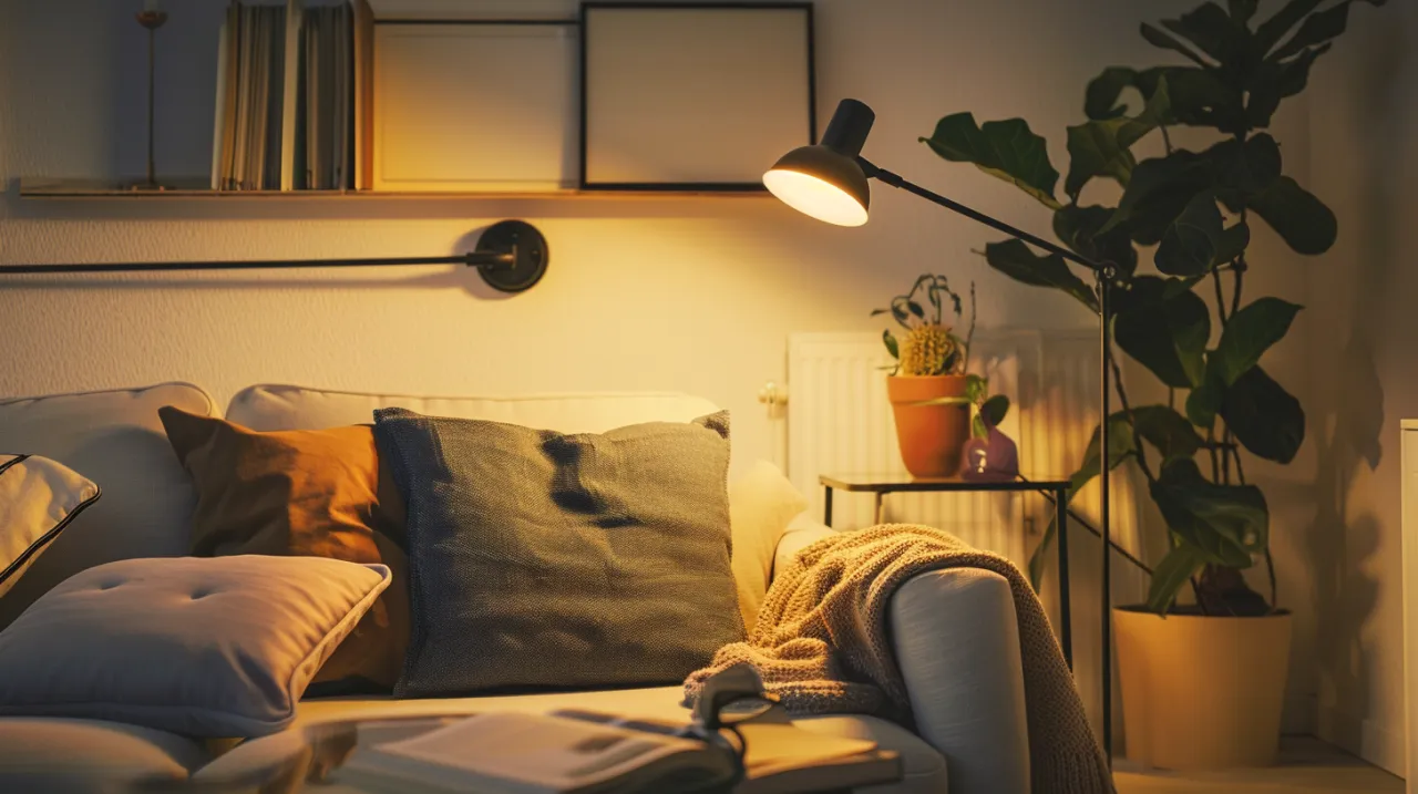 Zdjęcie Lampa na wysięgniku - stylowa lampa ścienna na wysięgniku do każdego wnętrza