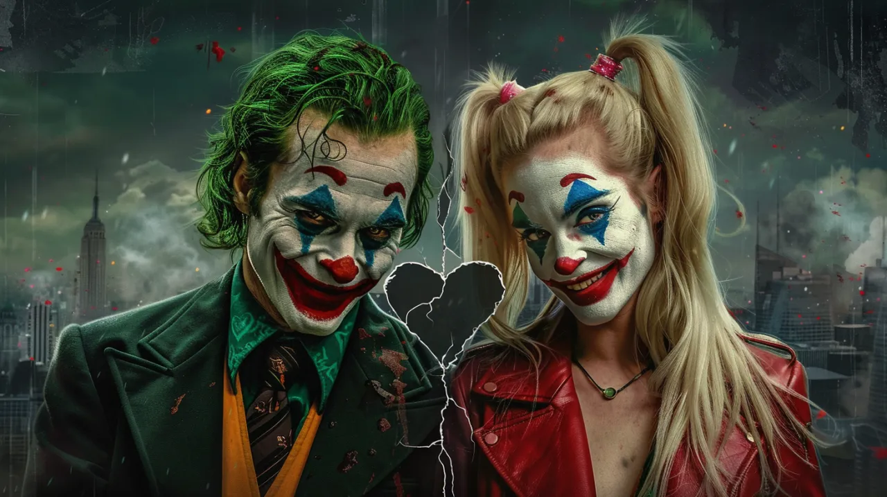 Zdjęcie Joker i Harley Quinn - Historia związku - Czy ich miłość przetrwała?