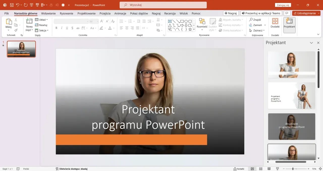 Zdjęcie Jak włączyć projektowanie w PowerPoint i tworzyć piękne prezentacje