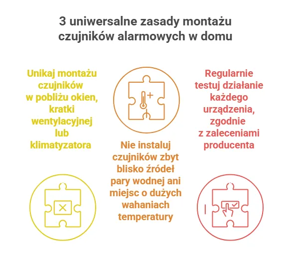 Zdjęcie Jak rozmieścić czujki alarmu w domu, aby uniknąć fałszywych alarmów