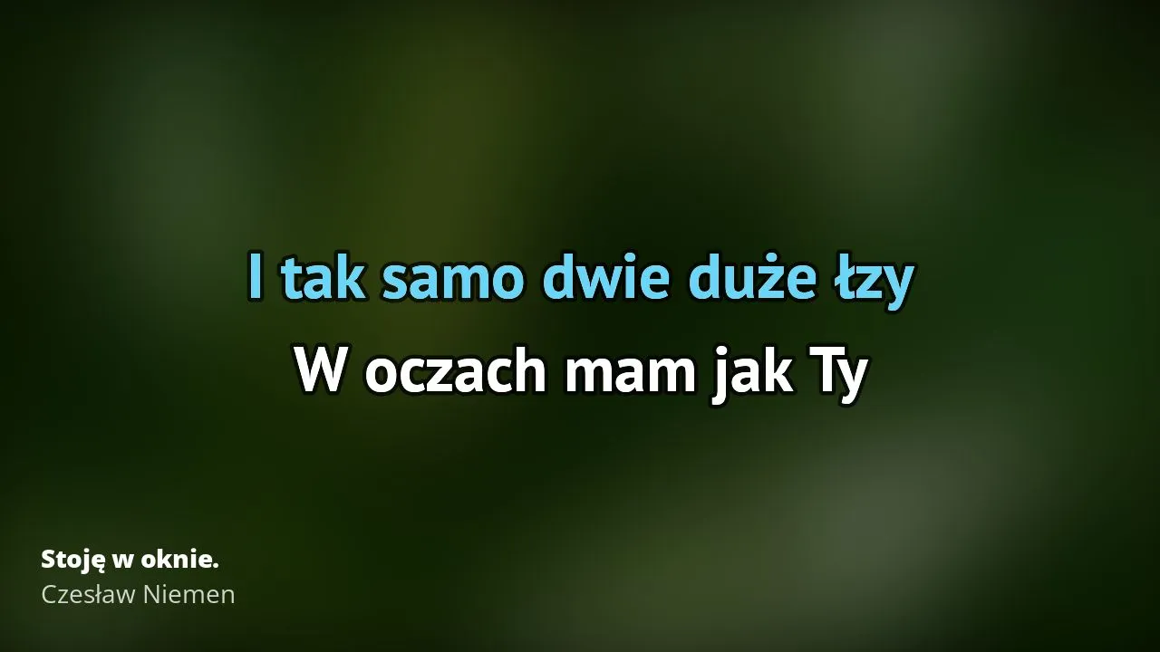 Zdjęcie Tekst piosenki Mam tak samo jak ty - poznaj cały utwór Sen o Warszawie
