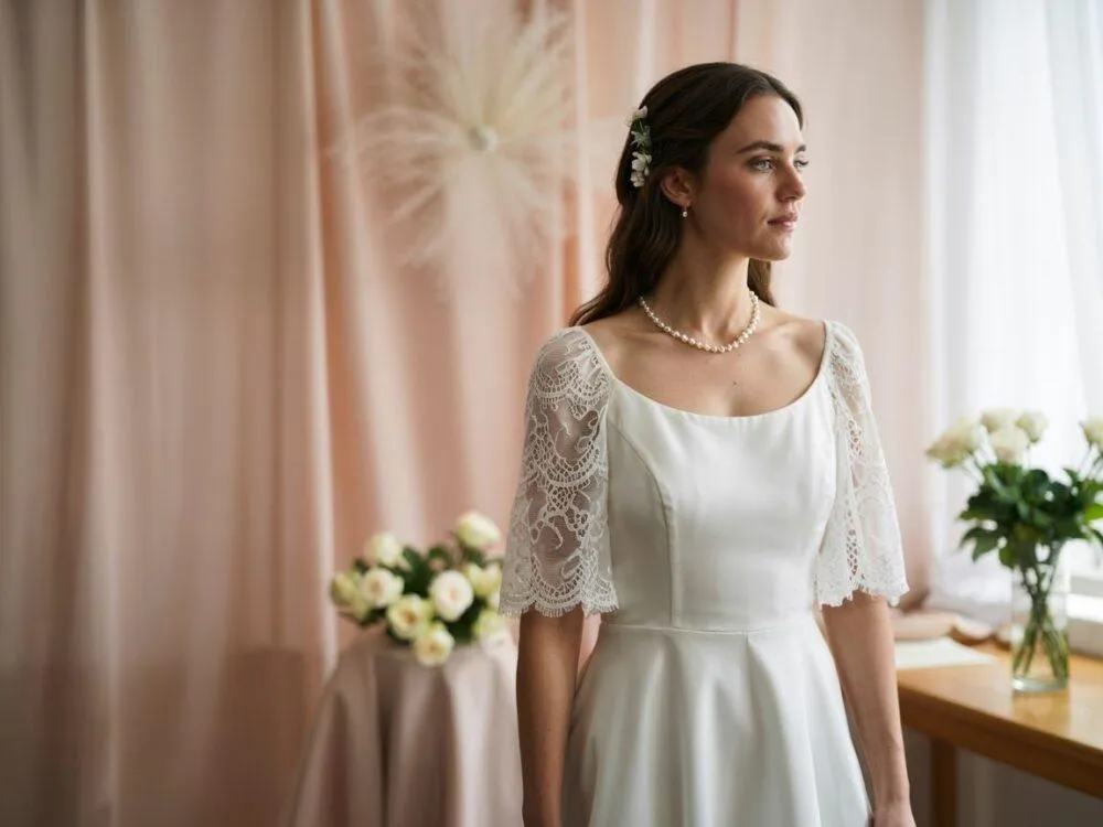 Zdjęcie Jak ukryć szerokie ramiona w sukni ślubnej i wyglądać szczuplej