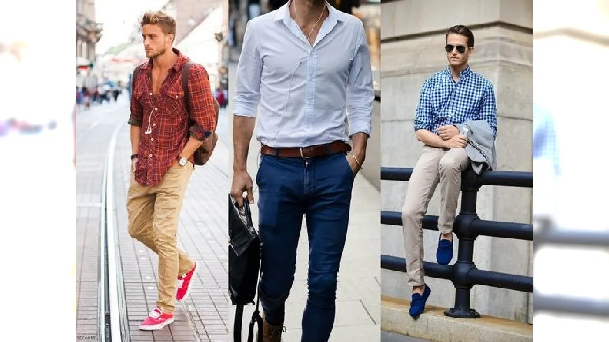 Zdjęcie Stylizacje męskie ze spodniami khaki: 10 modnych inspiracji