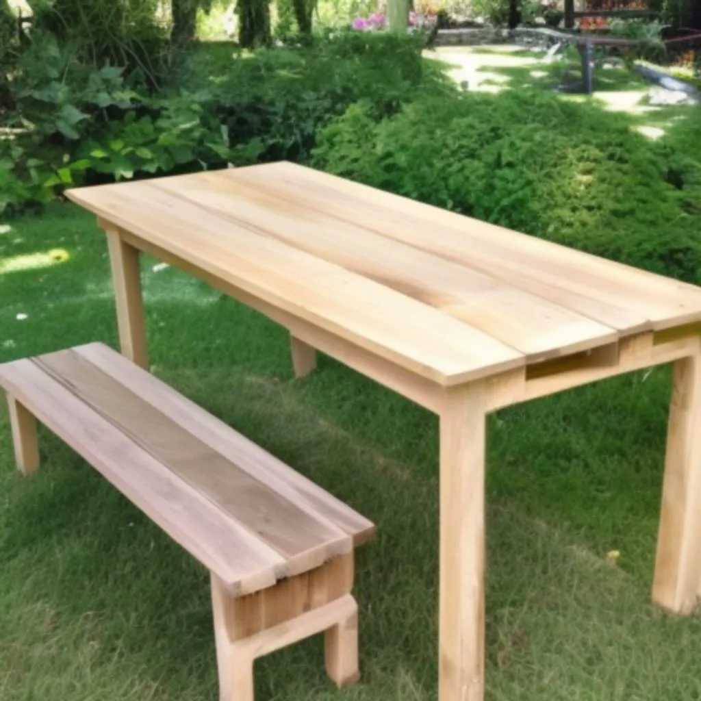 Zdjęcie Jak zrobić stół do ogrodu: Prosty poradnik DIY krok po kroku