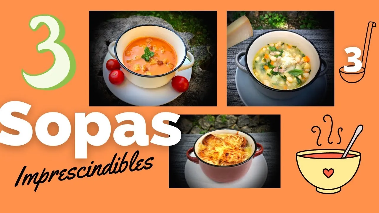 Zdjęcie Tipos de sopa: gu&iacute;a completa para cocinar y dominar sus secretos