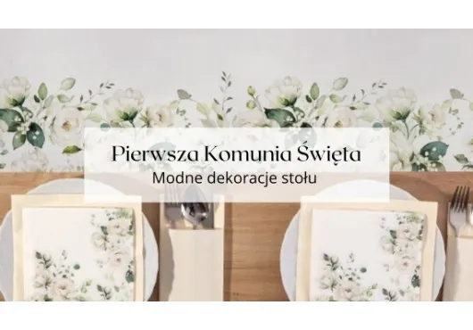 Zdjęcie Jak ozdobić stół na komunię: eleganckie pomysły, które zachwycą