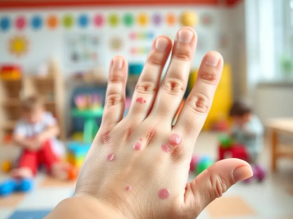 Zdjęcie Czy dziecko że strupami po ospie może iść do przedszkola bez obaw?