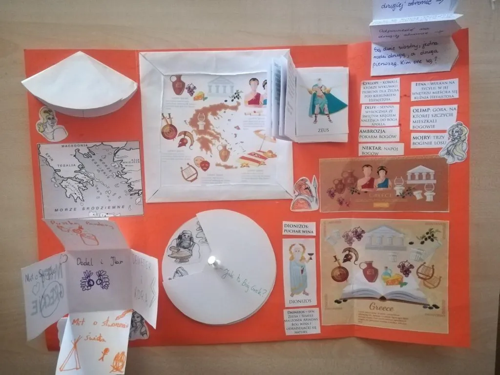 Zdjęcie Jak stworzyć lapbook o mitach greckich, który zachwyci uczniów