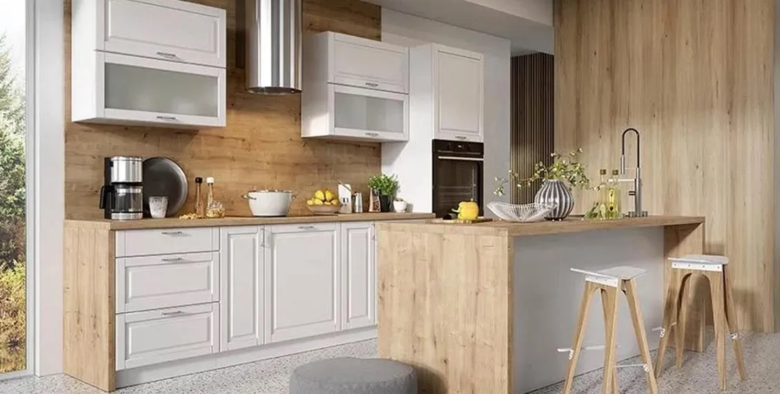 Zdjęcie Co położyć na ścianę w kuchni? 7 najlepszych materiałów