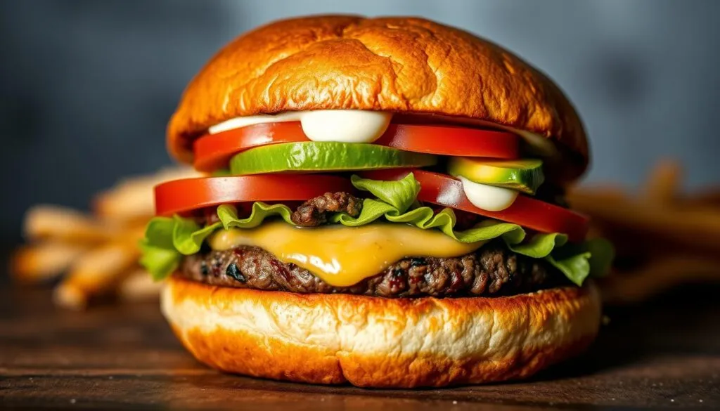Zdjęcie Ile kalorii ma burger wołowy z frytkami? Zaskakujące fakty o kaloriach