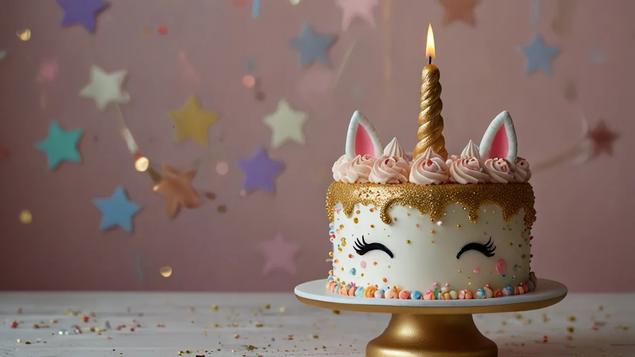Zdjęcie Tort na roczek z bitej śmietany: Słodki tort dla malucha na roczek