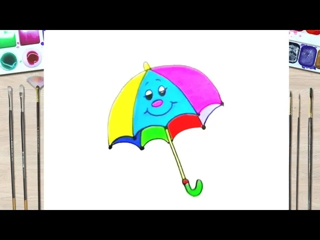 Zdjęcie Jak narysować parasol w prosty sposób – krok po kroku z ilustracjami