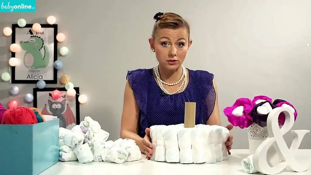Zdjęcie Jak zrobić tort z pampersów – krok po kroku do idealnego prezentu