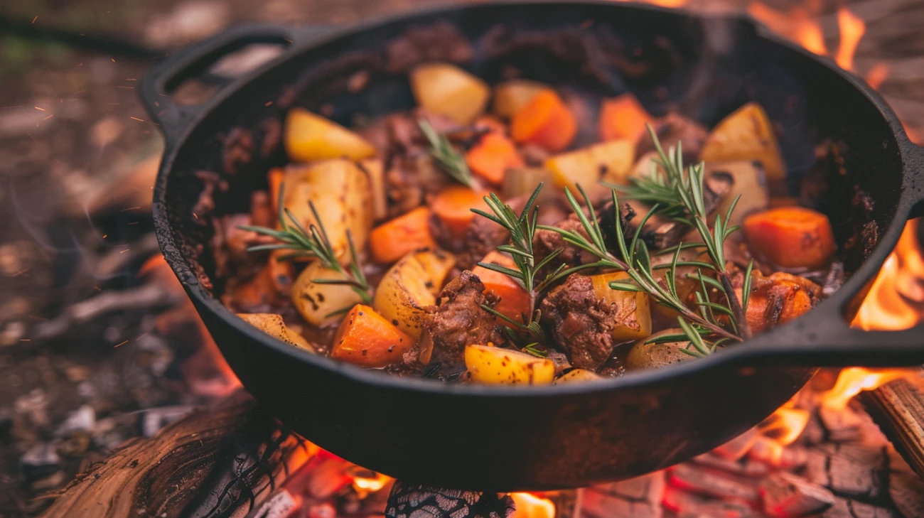 Zdjęcie Kociołek na grill: Przepisy na aromatyczne dania z ogniska