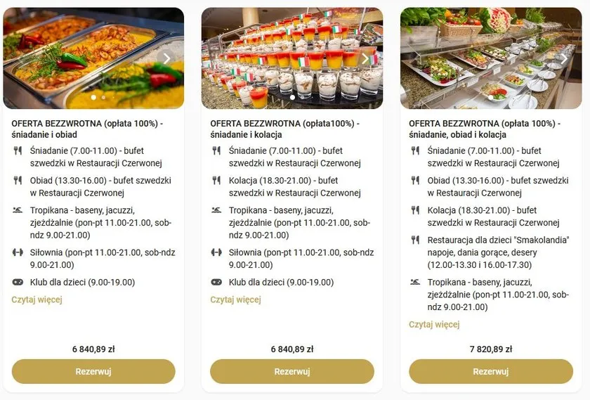 Zdjęcie Ile kosztuje obiad w hotelu Gołębiewskim? Ceny i zniżki dla dzieci
