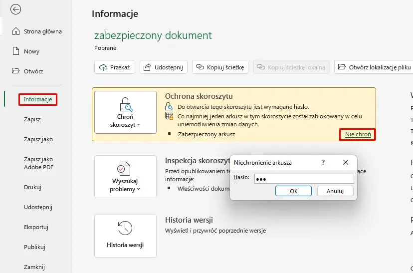 Zdjęcie Jak zabezpieczyć plik Excel hasłem i chronić swoje dane przed utratą