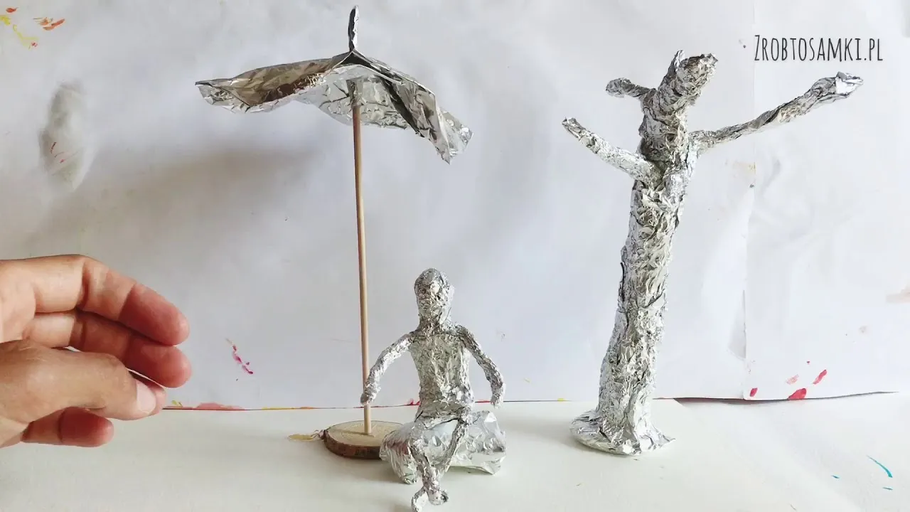 Zdjęcie Rzeźba z folii aluminiowej - łatwe techniki i inspiracje dla każdego