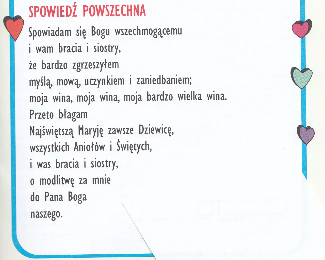 Zdjęcie Formuła spowiedzi: Pełny tekst, przebieg i 5 warunków